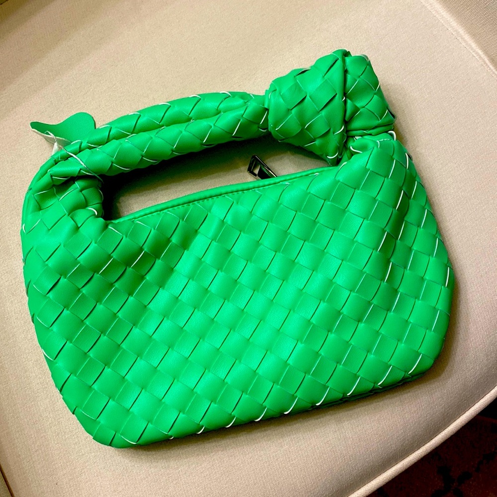 Woven knot handbag